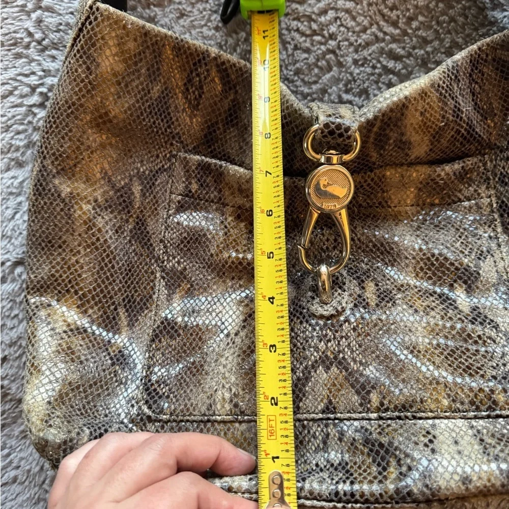 DOONEY AND BOURKE Vintage Y2K Snakeskin Hobo Bag